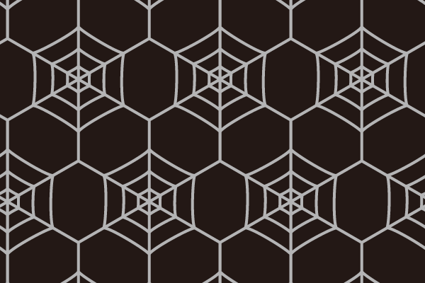 蜘蛛の巣のパターン背景