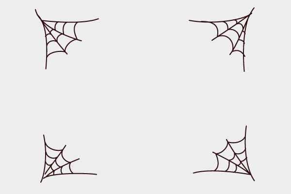 蜘蛛の巣フレーム2 Events Design