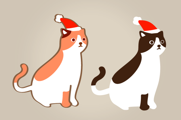 猫だってクリスマス
